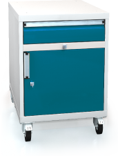 Mobile cabinet for workbenches 820 x 555 x 600 - door-drawer
